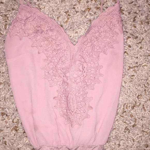 Light pink stylish body suit - Picture 2 of 5